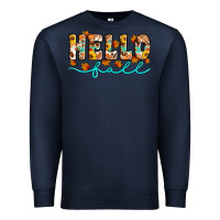 Navy hello fall Premium Sweatshirt - Artiststas