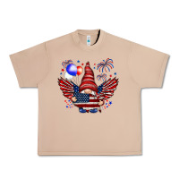 Burro Gnome with 4th Of July elements Urban Heavy Tee - HowdyJamesFarm