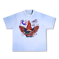 Grape Ice Gnome with 4th Of July elements Urban Heavy Tee - HowdyJamesFarm