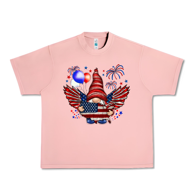 Gnome With 4th Of July Elements Urban Heavy Tee by HowdyJamesFarm | Teevron