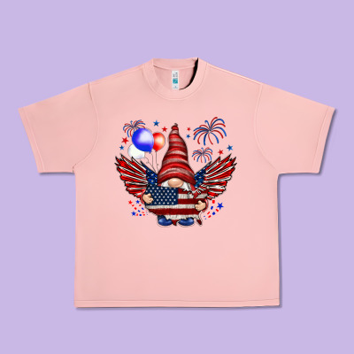 Gnome With 4th Of July Elements Urban Heavy Tee Designed By Howdyjamesfarm