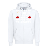 White You Can'T Fix Stupid But The Hats Make It Easy To Identify Zipper Hoodie - minhPixels