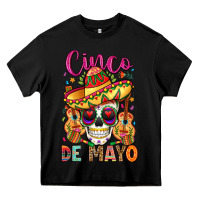 Black cinco de mayo Heavy Core Tee - LillyAllenDesigns