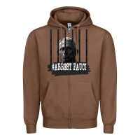 Chestnut Arrest Fauci Essential Zipper Hoodie - minhPixels