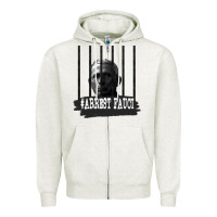 Oatmeal Heather Arrest Fauci Essential Zipper Hoodie - minhPixels