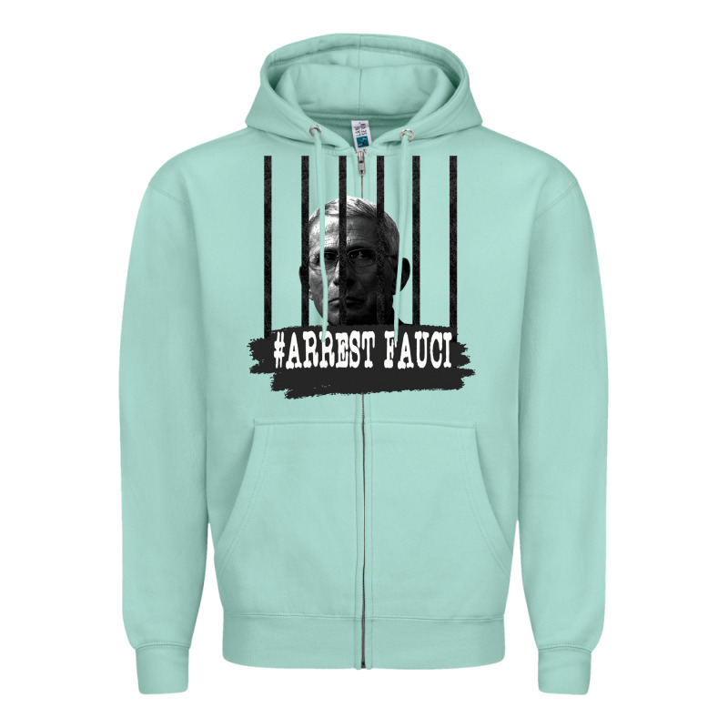 Arrest Fauci Essential Zipper Hoodie by minhPixels | Teevron
