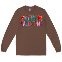 Chestnut Hello Valentine Long Sleeve Tee - HowdyJamesFarm
