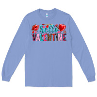 Colony Blue Hello Valentine Long Sleeve Tee - HowdyJamesFarm