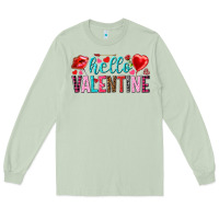 Matcha Hello Valentine Long Sleeve Tee - HowdyJamesFarm