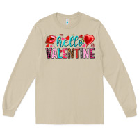 Mushroom Hello Valentine Long Sleeve Tee - HowdyJamesFarm