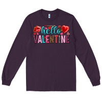 Plum Hello Valentine Long Sleeve Tee - HowdyJamesFarm