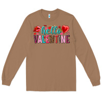 Toasted Coconut Hello Valentine Long Sleeve Tee - HowdyJamesFarm