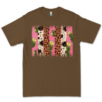 Cacao cactus leopard cowhide brush stroke Premium Tee - Artiststas