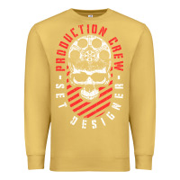 Antique Gold Production Crew Set Designer Movie Film Halloween Skull Premium Sweatshirt - minhPixels