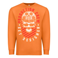 Carrot Production Crew Set Designer Movie Film Halloween Skull Premium Sweatshirt - minhPixels
