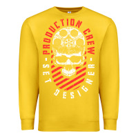 Lemon Production Crew Set Designer Movie Film Halloween Skull Premium Sweatshirt - minhPixels