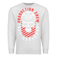 Oatmeal Heather Production Crew Set Designer Movie Film Halloween Skull Premium Sweatshirt - minhPixels