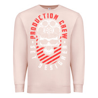 Pale Pink Production Crew Set Designer Movie Film Halloween Skull Premium Sweatshirt - minhPixels