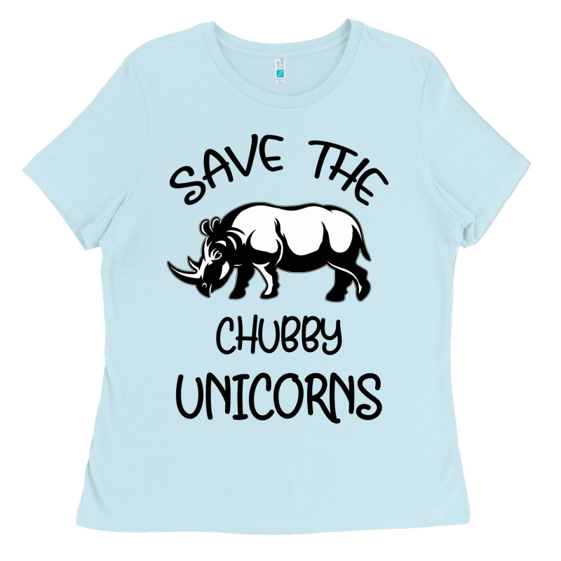 Save The Chubby Unıcorns Ladies Tee by Bettercallsaul | Teevron