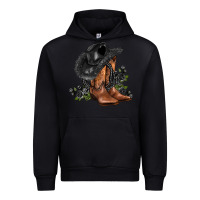 Black black cowgirl  and roses Urban Hoodie - AdoDesignShop