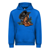 Cobalt black cowgirl  and roses Urban Hoodie - AdoDesignShop