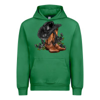 Emerald black cowgirl  and roses Urban Hoodie - AdoDesignShop