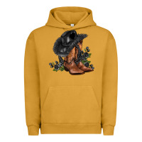 Pigment Peanut Butter black cowgirl  and roses Urban Hoodie - AdoDesignShop