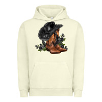 Pigment Pistachio black cowgirl  and roses Urban Hoodie - AdoDesignShop