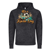 Vintage Black It's a Soccer Kinda Day Vintage Hoodie - HowdyJamesFarm