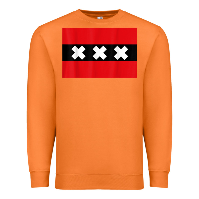Amsterdam Flag Souvenir Heritage Travel Gift T Shirt Premium Sweatshirt by minhPixels | Teevron