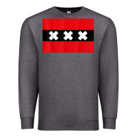 Charcoal Heather amsterdam flag souvenir heritage travel gift t shirt Premium Sweatshirt - minhPixels