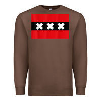 Chestnut amsterdam flag souvenir heritage travel gift t shirt Premium Sweatshirt - minhPixels