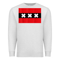 Oatmeal Heather amsterdam flag souvenir heritage travel gift t shirt Premium Sweatshirt - minhPixels