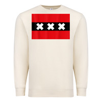 Sandshell amsterdam flag souvenir heritage travel gift t shirt Premium Sweatshirt - minhPixels