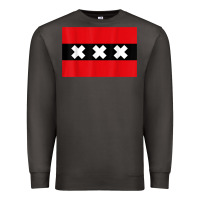 Smoke amsterdam flag souvenir heritage travel gift t shirt Premium Sweatshirt - minhPixels