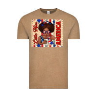 Vintage Coffee little miss america Vintage Tee - TumblerDesignByShophia