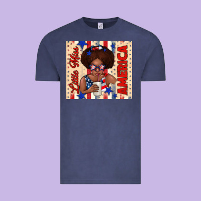 Little Miss America Vintage Tee Designed By Tumblerdesignbyshophia