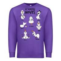 Purple Frozen 2 Olaf My Signature Moves Premium Sweatshirt - minhPixels
