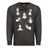 Smoke Frozen 2 Olaf My Signature Moves Premium Sweatshirt - minhPixels