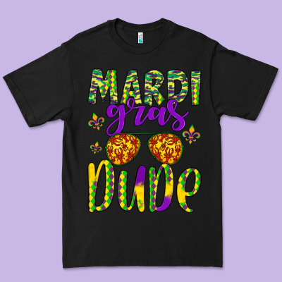 Mardi Gras Dude Premium Tee Designed By Artiststas