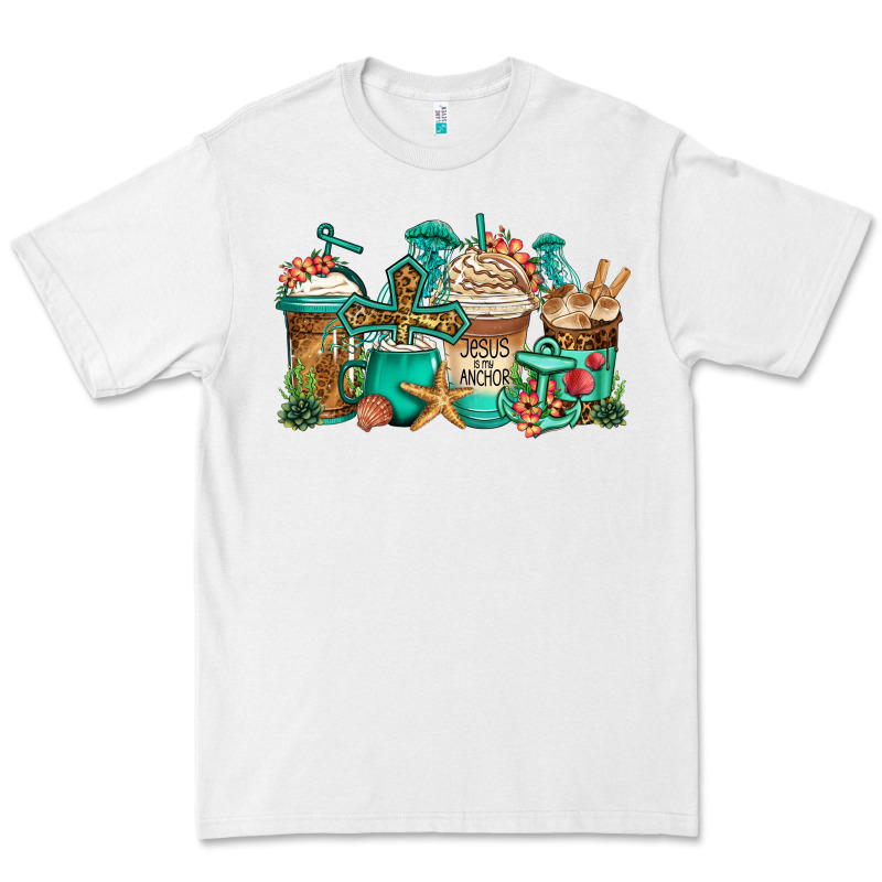 Jesus Is My Anchor Coffee Cups Premium Tee by Jasminsmagicworld | Teevron
