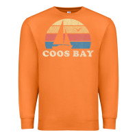 Carrot Coos Bay Or Vintage Sailboat 70S Throwback Sunset Premium Sweatshirt - minhPixels