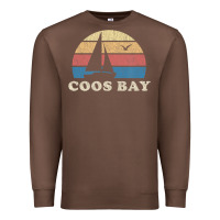 Chestnut Coos Bay Or Vintage Sailboat 70S Throwback Sunset Premium Sweatshirt - minhPixels