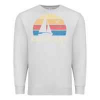 Dove Grey Coos Bay Or Vintage Sailboat 70S Throwback Sunset Premium Sweatshirt - minhPixels