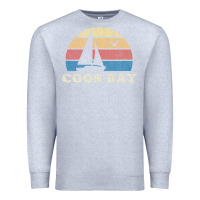 Heather Grey Coos Bay Or Vintage Sailboat 70S Throwback Sunset Premium Sweatshirt - minhPixels