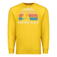 Lemon Coos Bay Or Vintage Sailboat 70S Throwback Sunset Premium Sweatshirt - minhPixels
