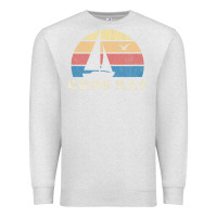 Oatmeal Heather Coos Bay Or Vintage Sailboat 70S Throwback Sunset Premium Sweatshirt - minhPixels