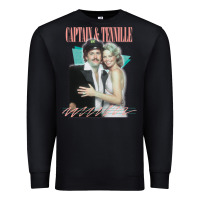 Black Captain Tennille Retro Fan Art Design gift Premium Sweatshirt - minhPixels