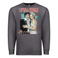 Charcoal Heather Captain Tennille Retro Fan Art Design gift Premium Sweatshirt - minhPixels