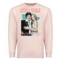 Pale Pink Captain Tennille Retro Fan Art Design gift Premium Sweatshirt - minhPixels